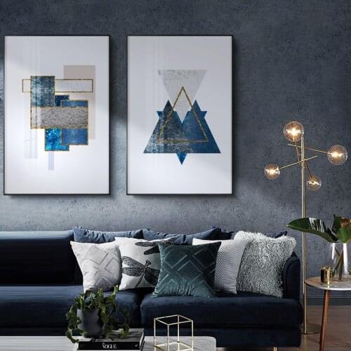 Golden Color Abstract Wall Art Canvas Poster and Print Minimalist Painting Nordic Decor Pictures Modern Home Decor