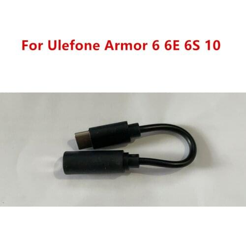 For Ulefone Armor 6 6E 6S 10 CelL Phone Earphone 3.5mm Type-C Headphone AUX Audio Cable Converter Transfer Line