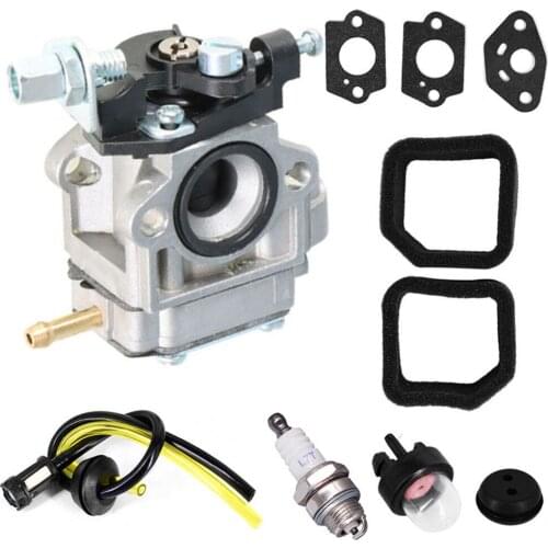 Carburetor For Homelite Ryobi HLT25CNC HBC25SJSN HLT25CDSNC HLT25CNC RLT26CDSN Primer Bulb Spark Plug Carb Kit