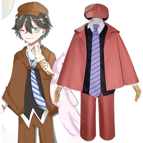 Anime Bungo Stray Dogs Cosplay Costumes Ranpo Edogawa Cosplay Costume Detective Uniforms Halloween Party Game Bungou Stray Dogs