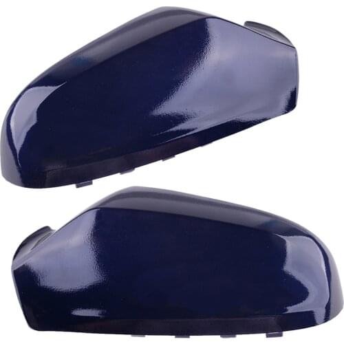 1 Pair Blue Car Rearview Wing Mirror Cover Cap ABS Fit For Vauxhall Opel Astra H MK5 2004 2005 2006 2007 2008 2009 Replacement