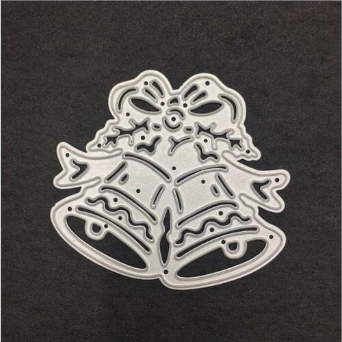 Top Sale Metal cutting dies Christmas Jingle Bell DIY Stencil Decorative Scrapbooking Craft 1pc