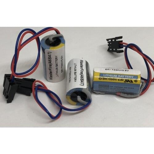 MasterFire 4pcs/lot New Original ER17330V 3.6V ER17330V/3.6V Servo A6BAT PLC Industrial Battery Lithium Batteries For Mitsubishi