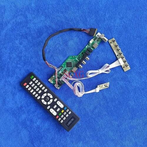 Matrix controller drive board LVDS 40 Pin LED/LCD Analog signal Kit For B156HW01/B156HW02 1920*1080 HDMI-compatible VGA USB AV