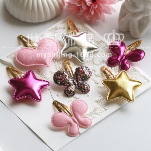 Cute !!! pet headdress Dog hairpin BB clip pet accessories 50pcs