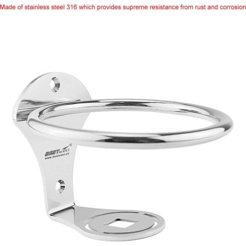 Marine Stainless Steel Beer Drink Cup Holder Adjustable for CarCaravan Yachat