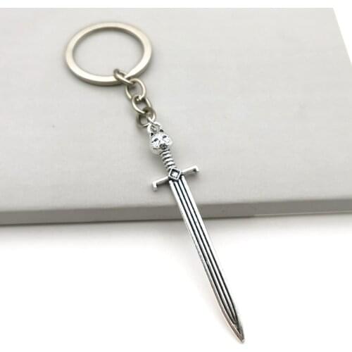 The New Antique Animal Dangle Keychain Jewelry 67 * 14 * 5mm Party Pendant Lovely Owl Sword Charms Jewelry Vintage Style