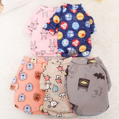 Dog Clothes Winter Warm Thicken Velvet Puppy Cat Pet Clothes for Small Large Dogs Cute Lovely Pet Clothing Soft Dog Coat Sweater