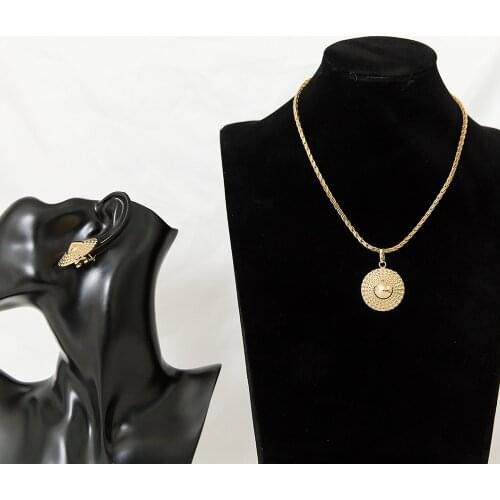 Popular Luxurious Style Women Necklace And Earring Sets Customize Accept 2021 Spring New Design For Date Party Attendance