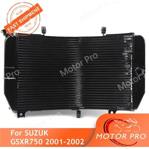 Motorbike Radiator For Suzuki GSX-R GSXR 750 2001 2002 Engine Water Cooling Cooler Accessories GSX600R GSX-R600 GSXR600 GSXR750