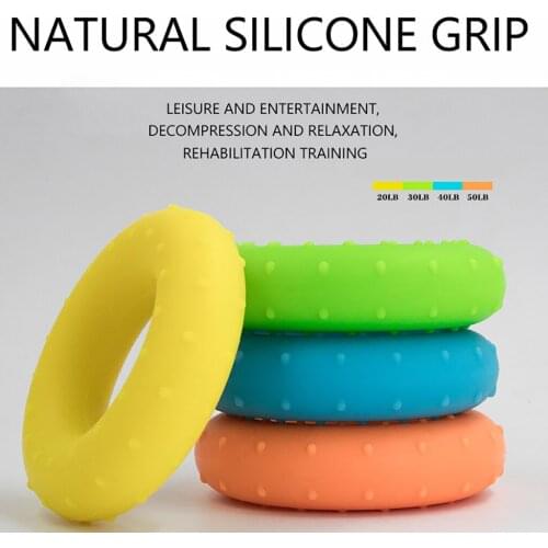 20-50LB Silicone finger grip ring finger force rehabilitation finger spring strength training and Relaxing device potable