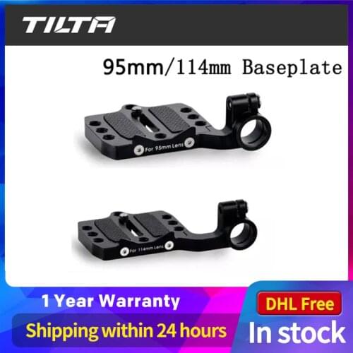 TIlta Nucleus-Nano 15mm Single Rod Mounting Baseplate for 114mm Lens 95mm Lens For Nucleus N Follow Focus Accessories