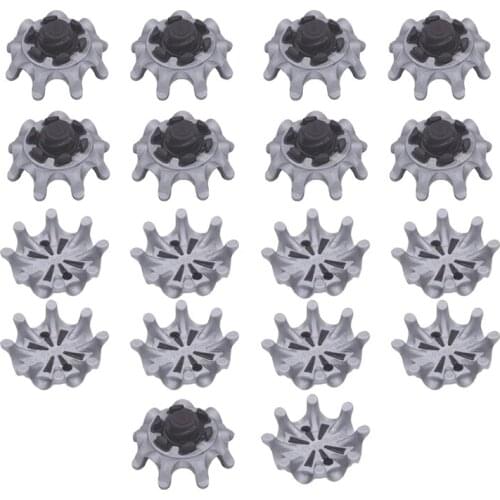 Top!-18 PCS Golf Shoe Spikes for Golf Shoes Soft Spike Replacement Cleats Golf Spikes Pins Fits Most Golf ShoesEasy Install