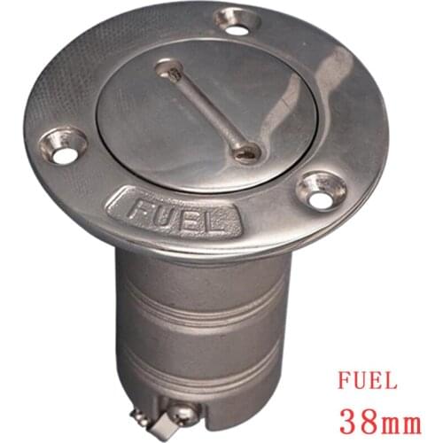 Stainless Steel 316 1.5 " Marine Fuel Fit For 39mm Diameter Fuel Hose Yacht Accessory Boat Marine Keyless Deck Fuel Tank Filler