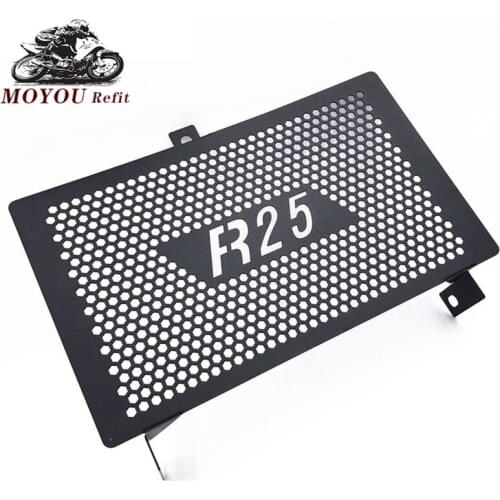 For YAMAHA YZF-R25 YZFR25 YZF R25 2015 2016 Motorcycle Radiator Grille Cover Guard Stainless Steel Protection Motor Protetor