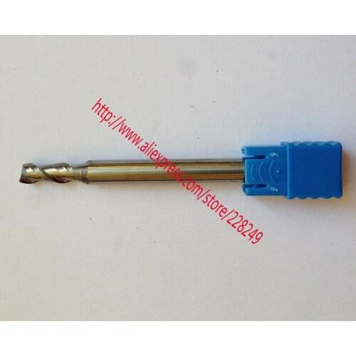 1pc D5*13*D6*50 HRC50 2 Flutes Solid Carbide Flat End Mills For Aluminum CNC Milling Cutters Router Bits