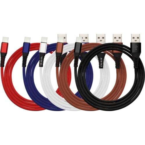 3Feet USB Cable For iPhone 8 6 6s 7 Plus 5 5s SE X 5V 2A Fast Charge USB Cable For iPad Phone Cable Nylon Braided Phone Charger