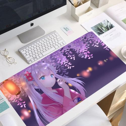 Anime Gaming Mouse Pad Gamer Izumi Mouse Pad Anime Cool New Office laptop Desk Mat Adorable mouse pad keyboard manga mouse pad