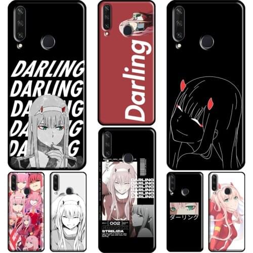 Zero Two Darling in the Franxx For Huawei Y5P Y6P Y7A 2020 Y3 II Y5 Y6 Y9 Y7 Prime 2018 2017 2019 Nova 3i 5T Phone Case