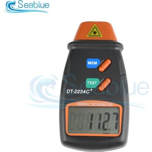 1Set Digital Laser Tachometer RPM Meter Non-Contact Motor Speed Gauge Revolution Spin Speedometer