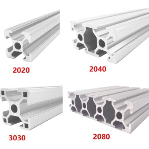 CNC 3D Printer Parts 2040 Aluminum Profile 2040 Extrusion 2040 European Standard Anodized Linear Rail for 3D printer workbench