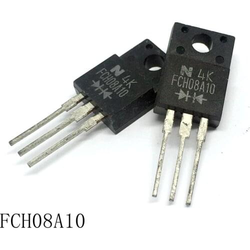 Schottky diode FCH08A10 TO-220F 8A/100V 10pcs/lots new in stock