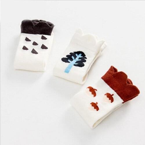 Boys long socks Newborn Kids Girls raindrop Pattern Anti-slip Knee High Socks toddler baby soft sleeping socks 0 to 4y