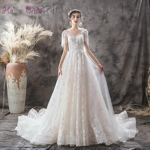 He's Bride Women's Dresses With A Train
