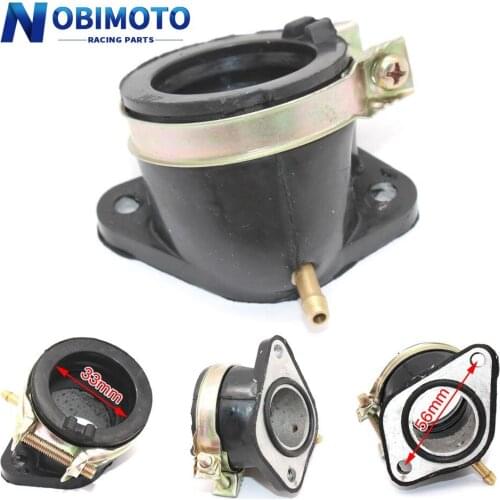Intake Manifold Boot Joint Carburetor Fit For MIKUNI OKO KOSO 250cc 172MM CF250 CN250 Big Sheep Karting Scooter ATV Quad Motor