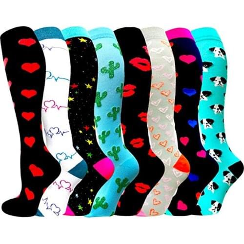 Men Women Compression Socks 20-30 Mmhg Fit For Sports Nurses,Doctors, Teachers, Runners, Athletes, Maternity Swelling