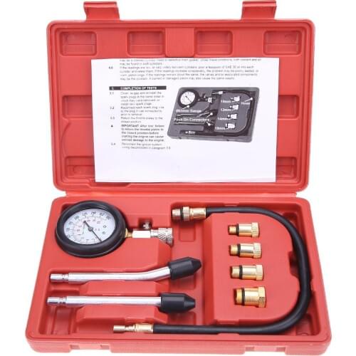 Gas Engine Cylinder Compression Test Suite For Automotive Compression Leak Diagnosis Compressor Tool