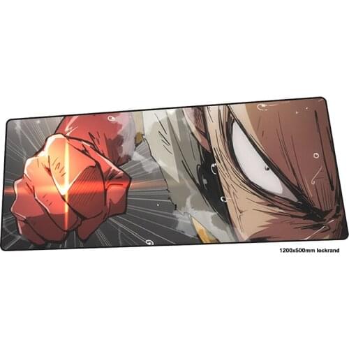 ONE PUNCH-MAN mouse pad 1200x500mm mousepads High-end gaming mousepad gamer locked edge personalized mouse pads keyboard pc pad