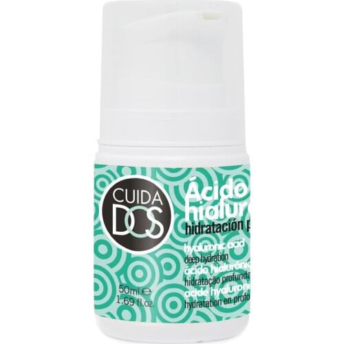 Care for face cream with hyaluronic acid and natural moisturising factor. Deep hydration. For dry skins-50 ml