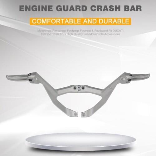 Motorcycle Passenger Footpegs Footrest & Footboard Fit DUCATI 899 959 1199 1299 High Quality Iron Motorcycle Accessories