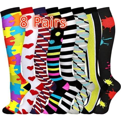 Compression Socks Marathon Running Sports Socks Men Women 30 Mmhg Knee High New Men Compression Socks