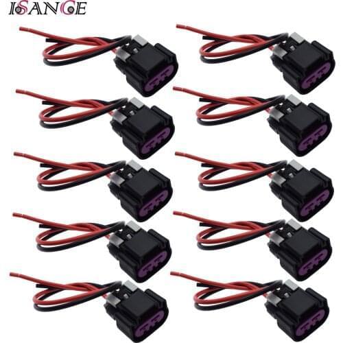 Cooling Fan Switch Relay Wiring Harness Connector Pigtail Plug For Chevrolet GMC Cadillac Silverado Sierra Yukon Suburban Malibu