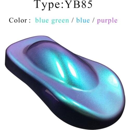 YB85 Chameleon Pigment Powder Coating Chameleon Dye for Cars Automotive Arts Crafts Nails Decoration