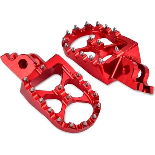 Foot Peg Rests Footpegs For Honda CR125R CR250R 2002-2007 CRF250RX 2019 CRF450R 2002-2019 CRF450RX 2017 2018 2019 CR 125R 250R