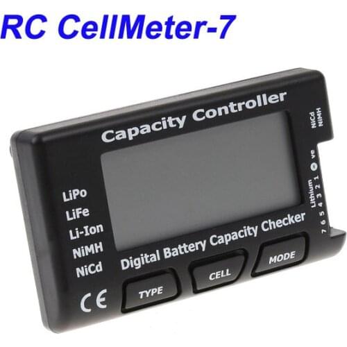 RM267 Digital battery capacity checker Cellmeter-7 for LiPo LiFe Li-ion NiMH Nicd
