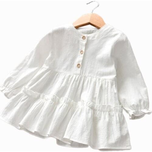 SECERLI White Blouses For Girls