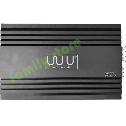 3000W Class D fever car amplifier 8808.1 digital car high-power single-channel car subwoofer amplifier 12VS/N:95DB, 10Hz-30OKHz