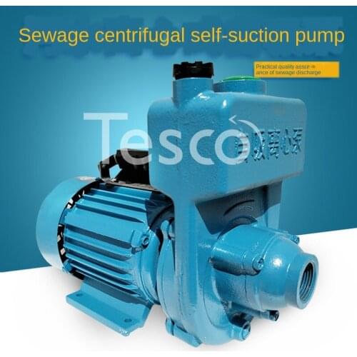 Domestic non blocking sewage self-priming centrifugal non blocking sewage pump sewage pump septic tank sewage pump