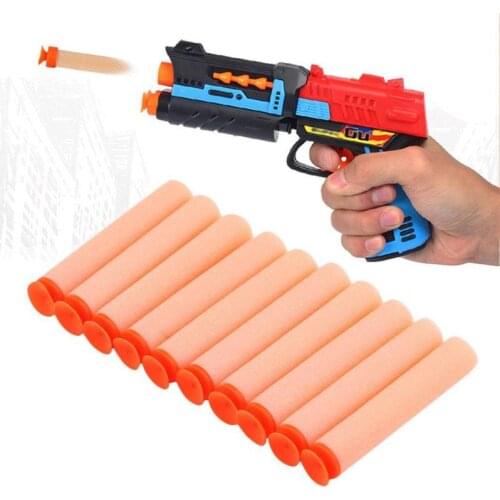 1pcs Random Color Eva Soft Hollow Hole Head Foam Bullets Bullet Foam For Toy Refill Accessories 4.5cm Gun Gun Toys Darts I9I3
