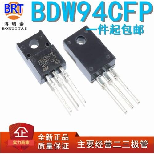 10pcs/lot Bdw94cfp Bdw94c Power Darlinton Tube 12A 100V TO-220 Brand New