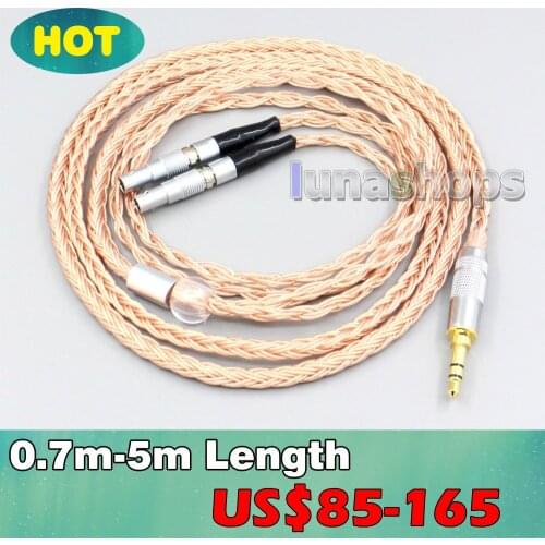 2.5mm 3.5mm XLR Balanced 16 Core 99% 7N OCC Earphone Cable For Ultrasone Veritas Jubilee 25E 15 Edition ED 8EX ED15 LN006755