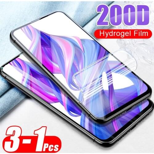 200D Hydrogel Film for huawei honor 10 lite 8x 8c 8a 8s 10i 20s 20 9x pro Screen Protector On honor 9 x stk-lx1 Protective Film
