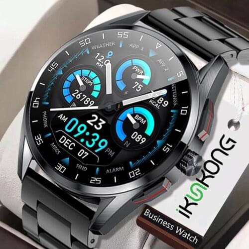 2021 Bluetooth Call Smart Watch Men IP68 Waterproof Rotary Button BP Heart Rate Monitor Smartwatch For Samsung Xiaomi Huawei GT2