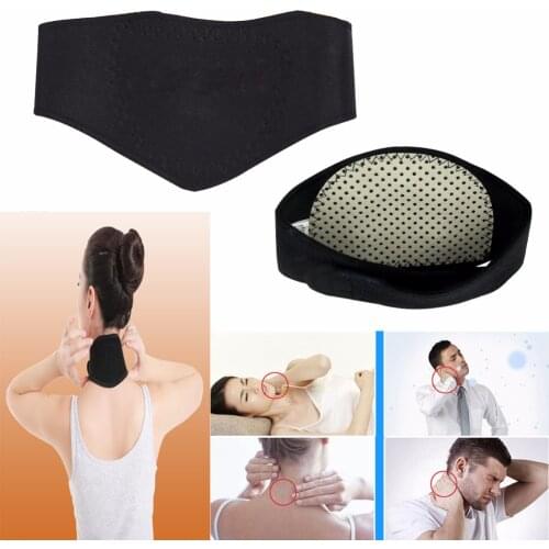 4pcs/lot Tourmaline Self Heating Neck Pad Magnetic Therapy Warm Relieve Neck Pain Health Care