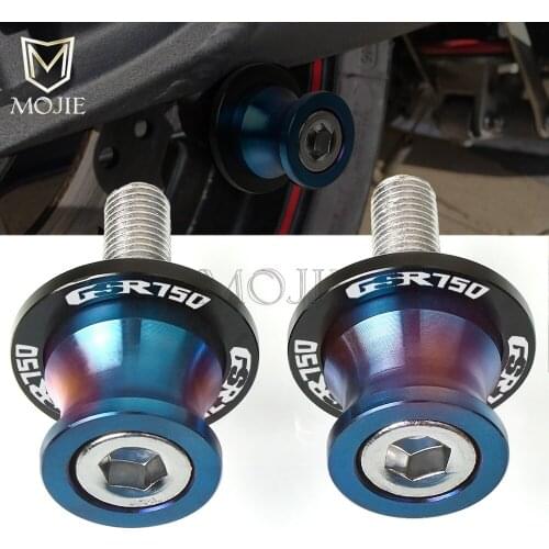 8mm Swingarm Spools Slider Motorcycle Rear Swing Arm Stand Cover Protector Paddock For SUZUKI GSR750 GSR 750 2011-2014 2012 2013