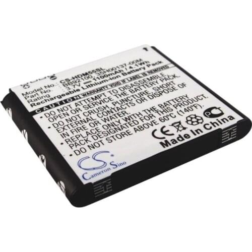 CS 1100mAh battery for Dopod A6380, G9, HD mini, T5555 35H00137-00M, BA S430, BB92100